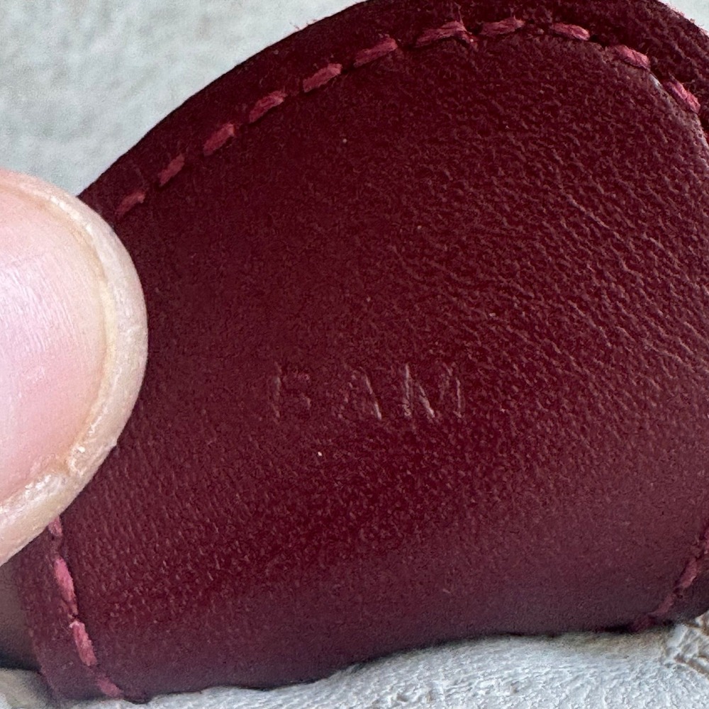 Hermes MM Milo Lambskin Rodeo Craie Noir Rouge‎ Rodeo CoA Authentic - Picture 4 of 4